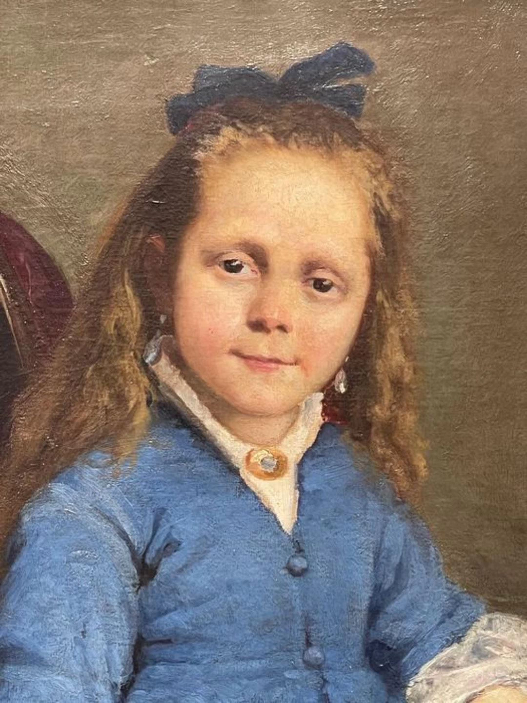 Ritratto di bambina - dettaglio